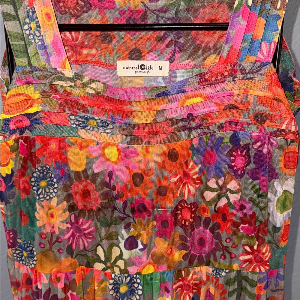 Floral Multicolor Maxi Dress - Picture 4 of 8
